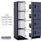 Salsbury Industries 4 Tier Designer Locker, 54"Wx76"Hx21"D, 12 Door, Blue 18-24361BLU - alternate 8